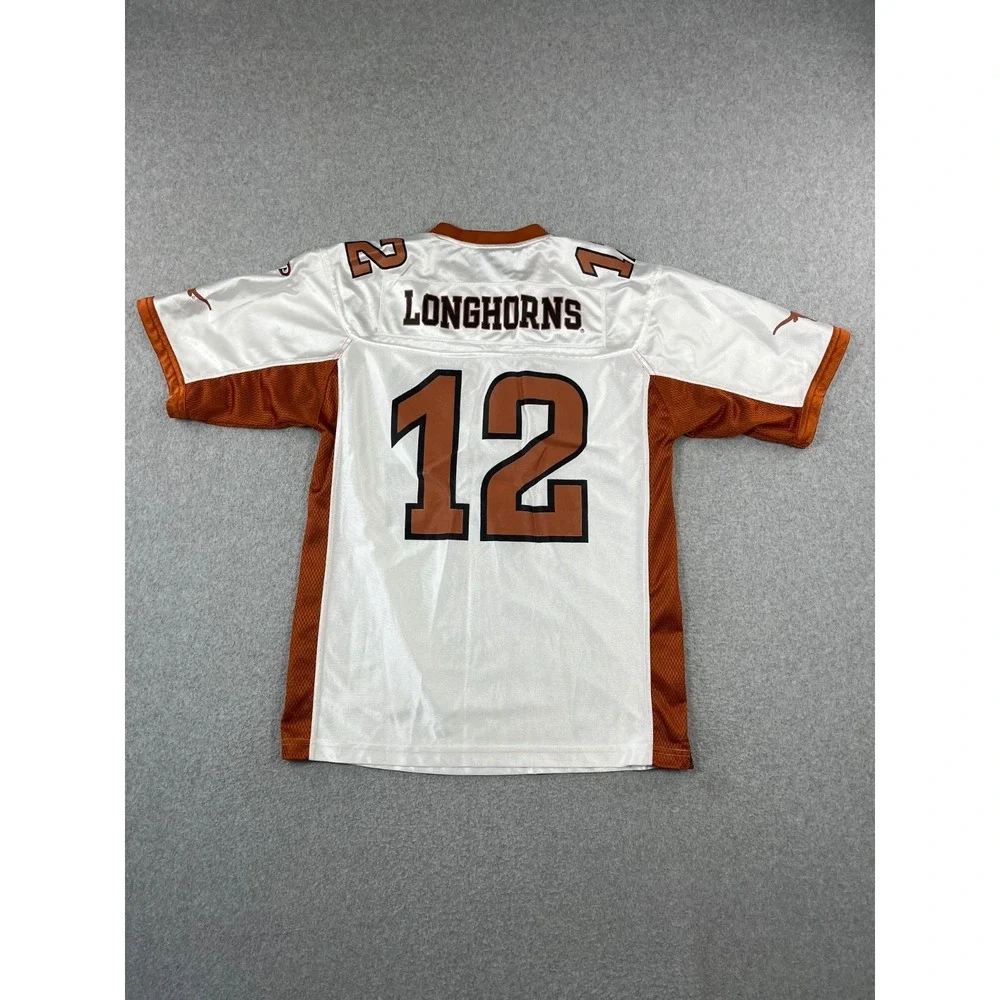 Vintage Texas Longhorns Football Jersey Mens M White Y2k 90s Pro Player